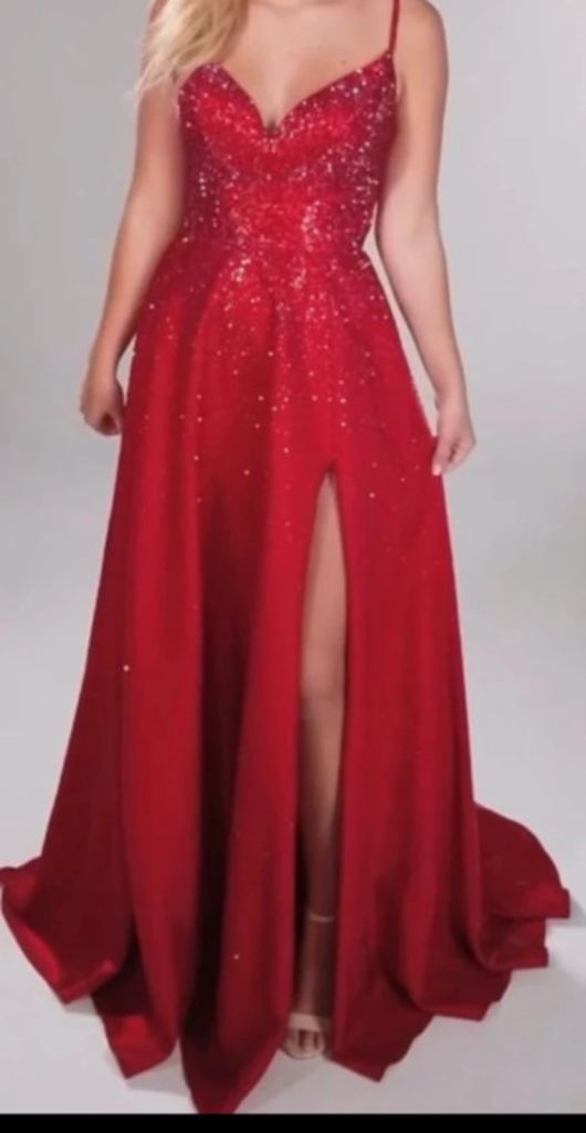 Prom dress red