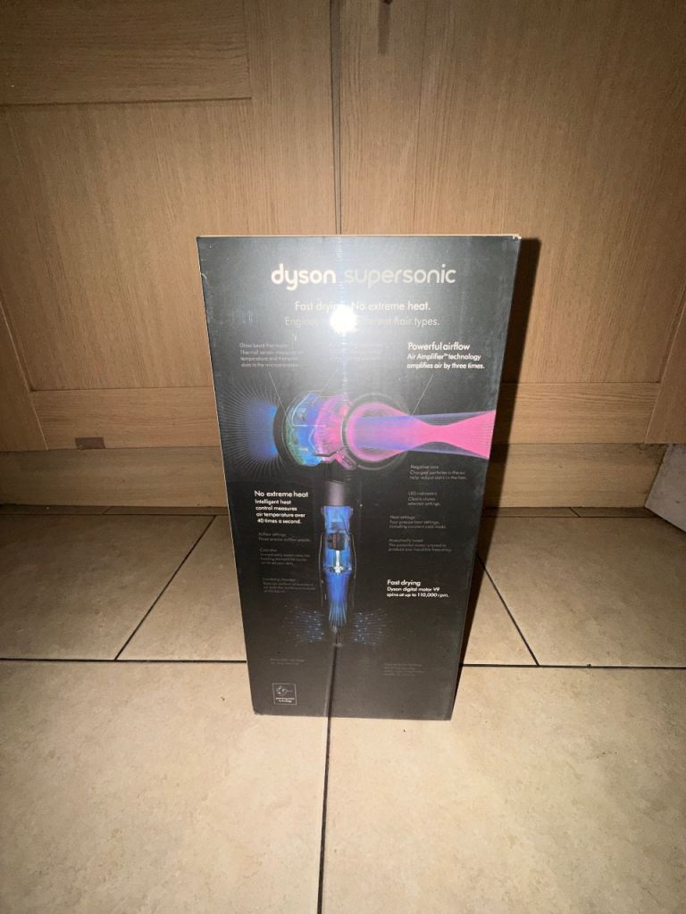 blue dyson supersonic hair dryer fully boxed brand new condition open to offers. 