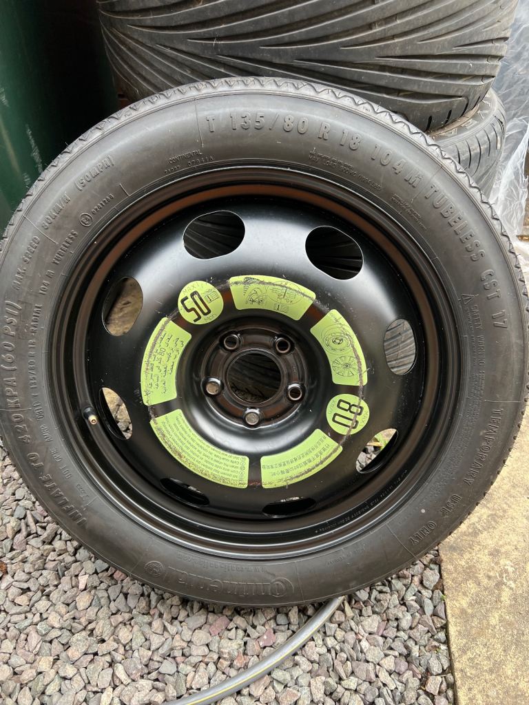 Peugeot Partner Rifter 18” Space saver Spare wheell