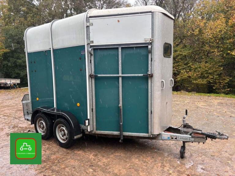 IFOR WILLIAMS HB505 ALLY FLOOR HORSE TRAILER 2004 TOW AWAY TODAY SEE VIDEO