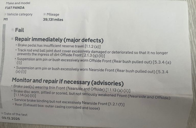 Fiat, PANDA, Hatchback, 2009, Manual, 1108 (cc), 5 doors