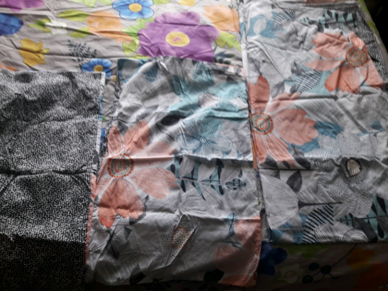 Bed duvet and pillow cases for double bed new