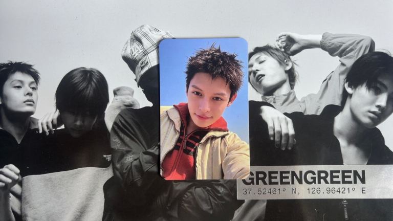 James cortis green green album Inc photocard kpop