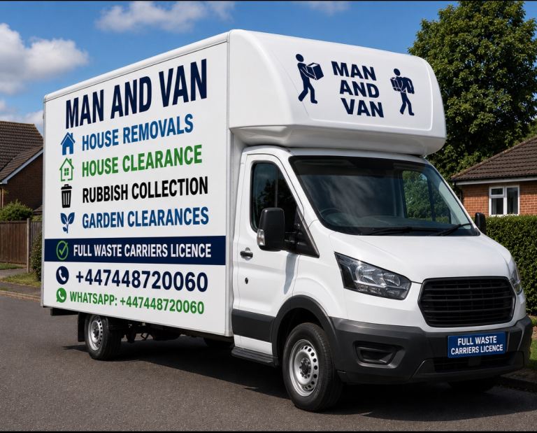 Man and van the cheapest from town 