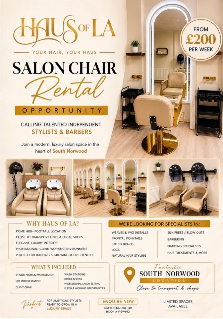 HAIRSTYLIST, BARBER AND NAIL TECH OPPORTUNITIES AVAILABLE AT HAUS OF LA