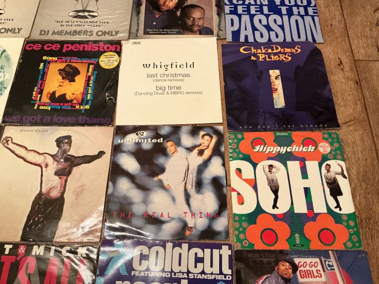 Vinyl album and 12” singles collection 