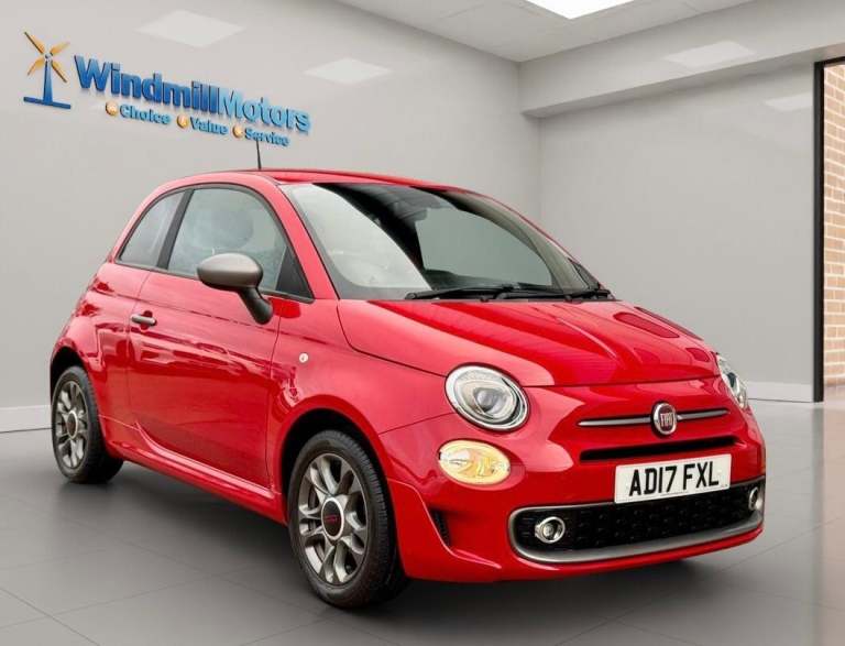 2017 Fiat 500 1.2 S Euro 6 (s/s) 3dr HATCHBACK Petrol Manual