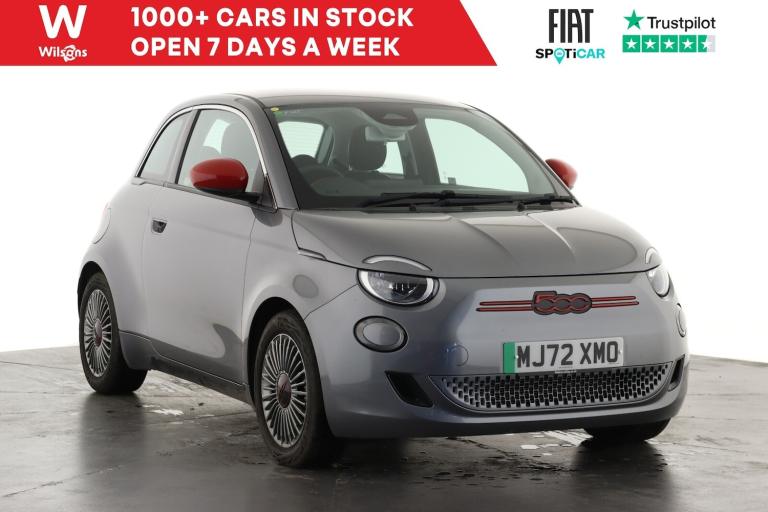 2022 Fiat 500 87kW Red 42kWh 3dr Auto Hatchback Electric Automatic