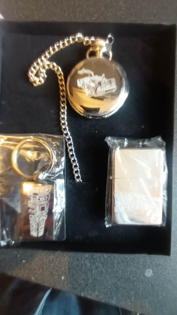 Back to the future pocket watch gift set