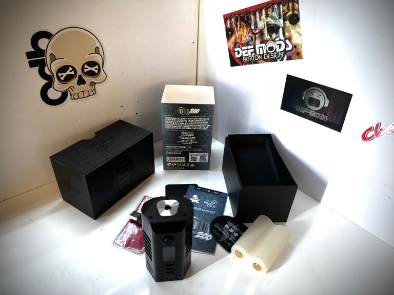 Vape vaping Dovpo Odin 200 Mod - Black, Good Condition