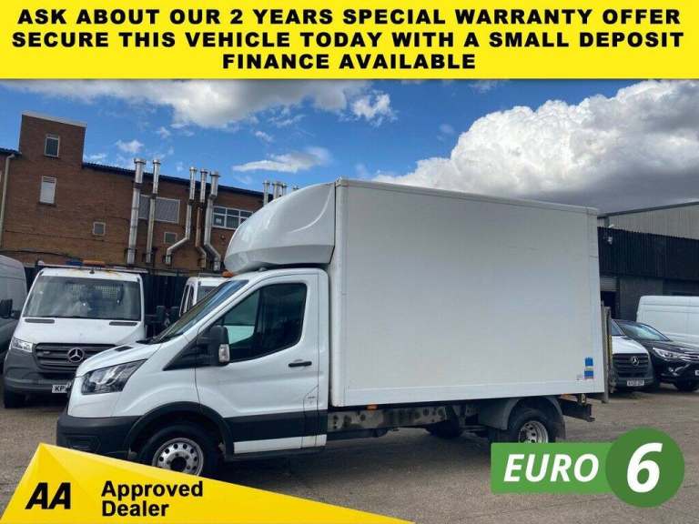 2022 22 FORD TRANSIT 2.0 TDCI T350 LEADER ECOBLUE L3 LUTON LWB BOX TAIL LIFT VAN