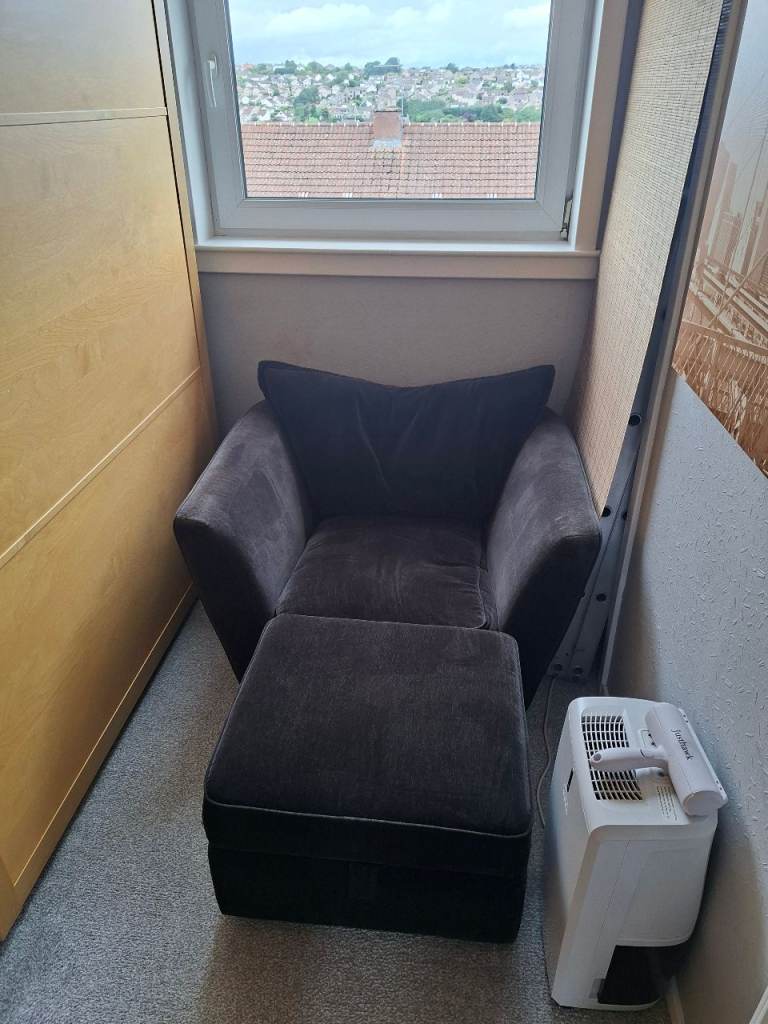 Armchair and Pouffe