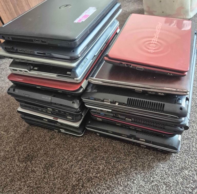 Job Lot of Laptops - Various Brands, Fair Condition