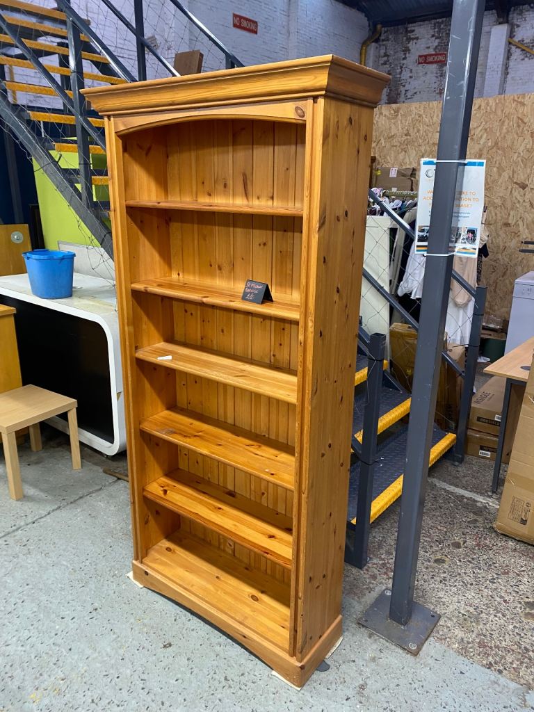 Pine M&S stock Michael bookcase 