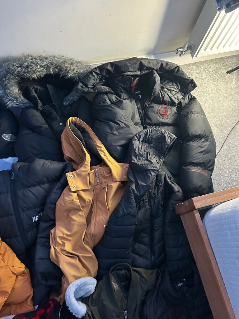 Mens Coat Bundle Hoodrich Zara Puffers Winter Jackets