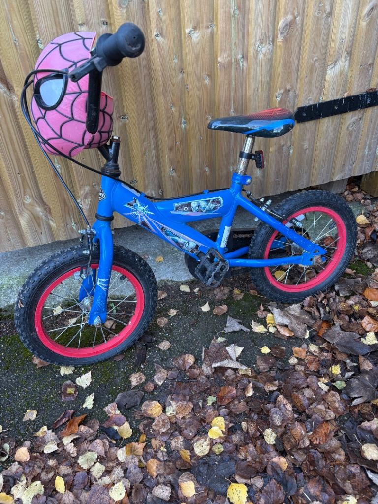 Kids Spider-Man bike 12” wheels
