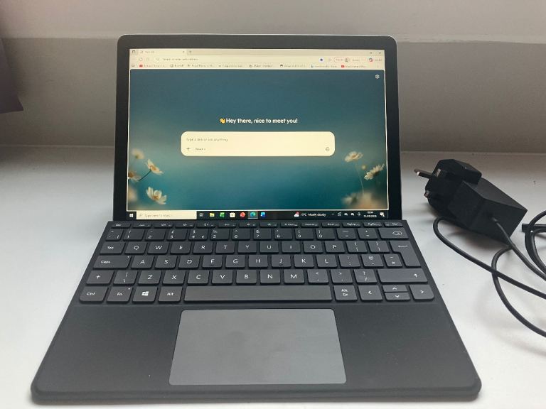 Microsoft Surface Go 2 128GB 8GB RAM + Official Keyboard & Charger Bundle