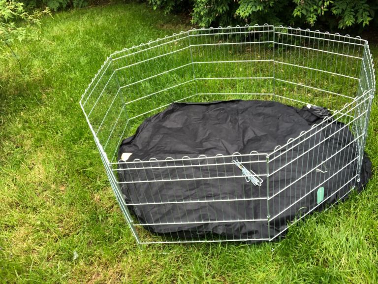 Me and My Pets Folding Puppy Play Pen with Mat