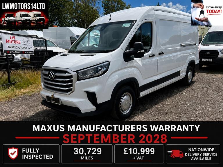 2023 Maxus Deliver 9 2.0 D20 150 High Roof Van PANEL VAN Diesel Manual