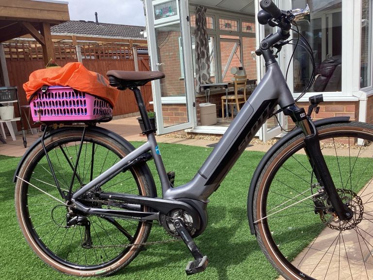 Scott Electric Hybrid Bike - Grey, Good Condition