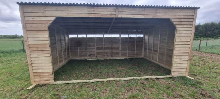 18ft x 10ft field shelter. Ready to collect