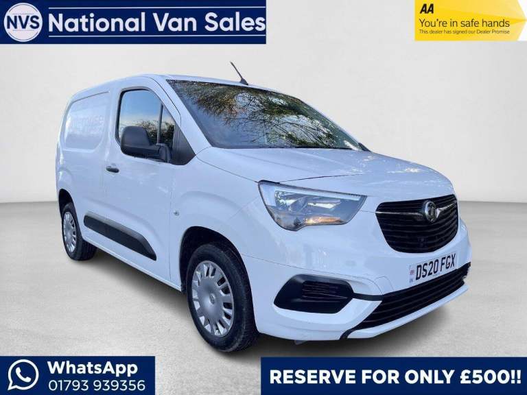 2020 Vauxhall Combo 1.6 Turbo D 2300 Sportive L1 H1 Euro 6 (s/s) 4dr PANEL VAN Diesel Manual