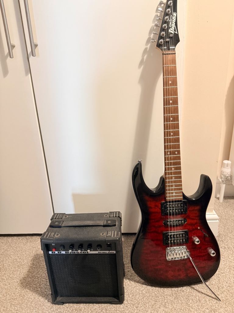Ibanez Electric Guitar and Amplifier – Good Condition