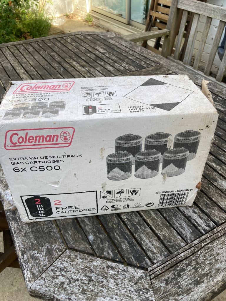 Free Coleman C500 Gas Cartridges - Extra Value Multipack