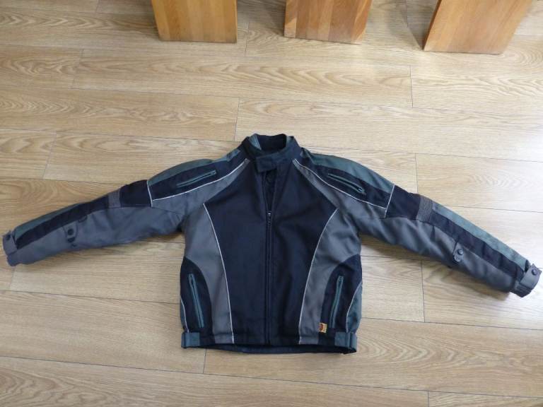 Frank Thomas Aquapore used motorcycle jacket armoured & waterproof Grey /Black size L