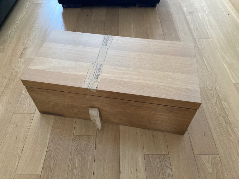 Wooden Bed linen storage box or toy box or similar