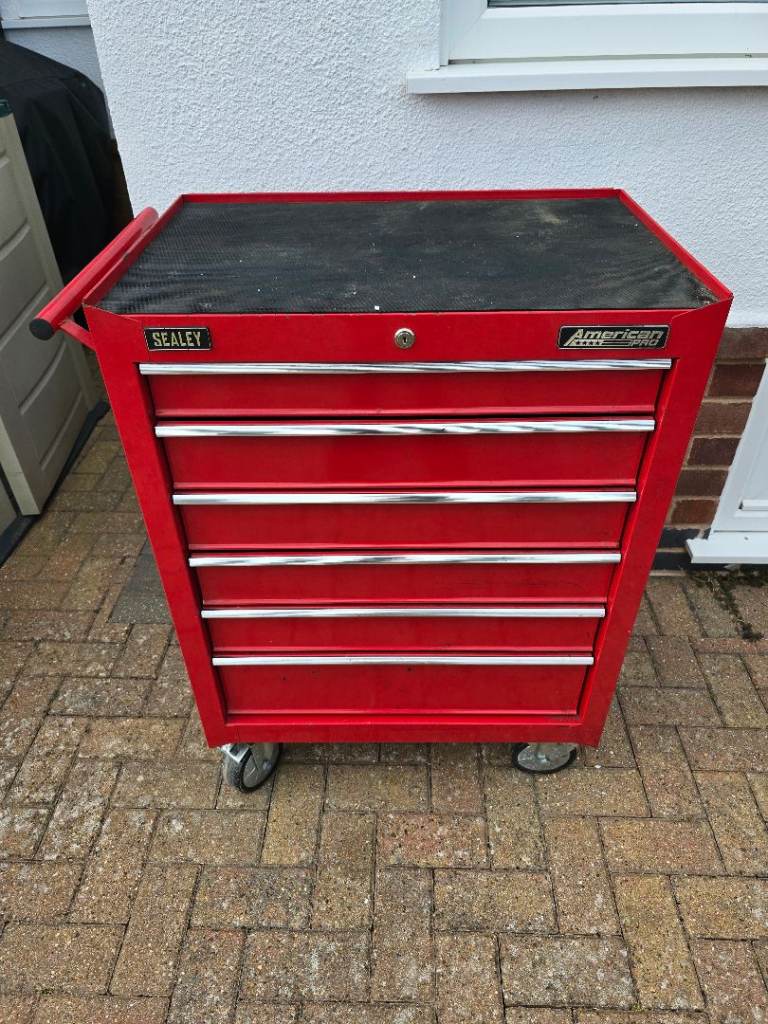 Sealey Red Tool Chest with 6 Drawers and Wheels