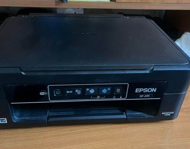 Epson Printer And Scanner With Ink And Paper
