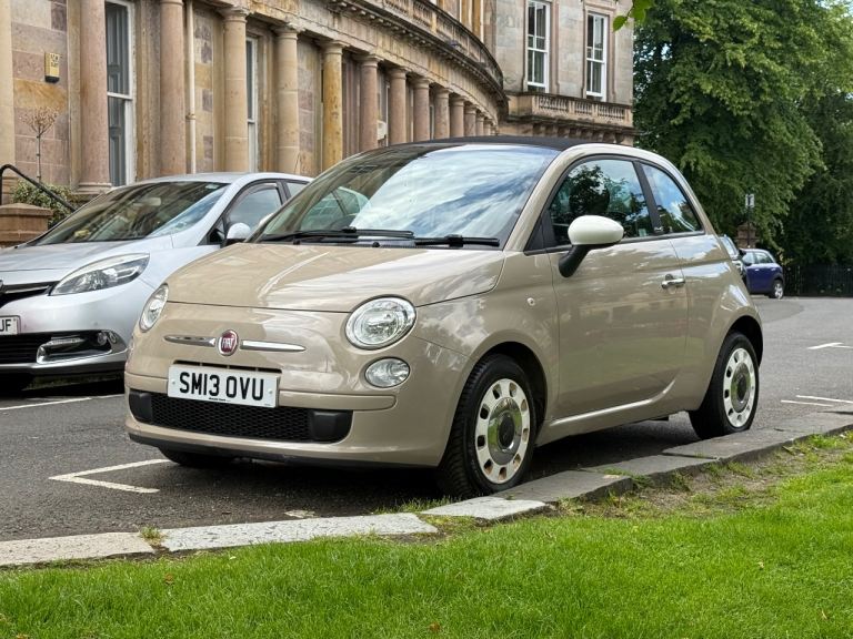 2013 FIAT 500 0.9 COLOUR THERAPY PETROL BEIGE DUALOGIC AUTO AUTOMATIC+WARRANTY