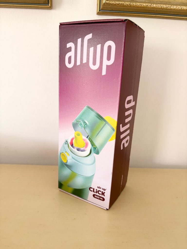 Air up click water bottle NEW & sealed Green & bright yellow 600ml RRP £25 