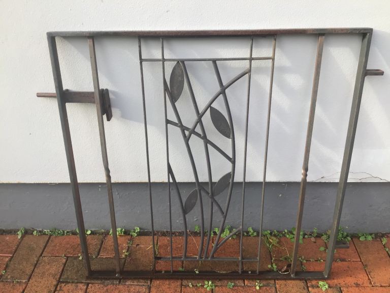 image for Garden Gate. Heavy Wrought Iron. Lovely leaf design. 81cm x 79.5cm