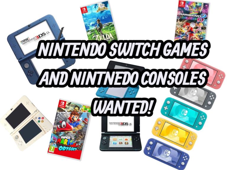 Nintendo Switch Games & Consoles - WANTED!