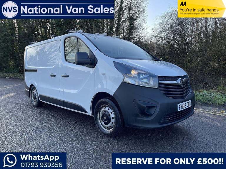 2019 Vauxhall Vivaro 1.6 CDTi 2900 L1 H1 Euro 6 (s/s) 5dr PANEL VAN Diesel Manual