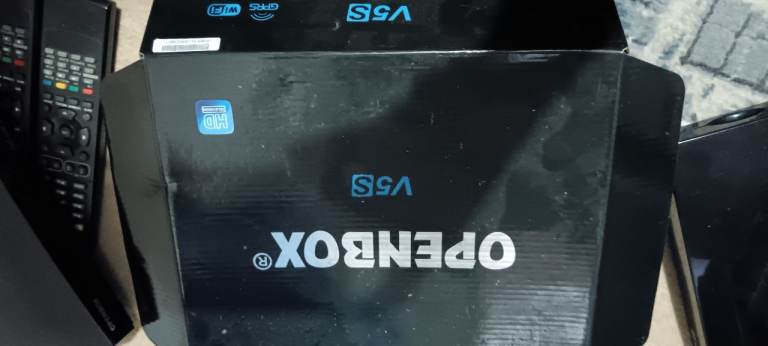 3 x open boxes