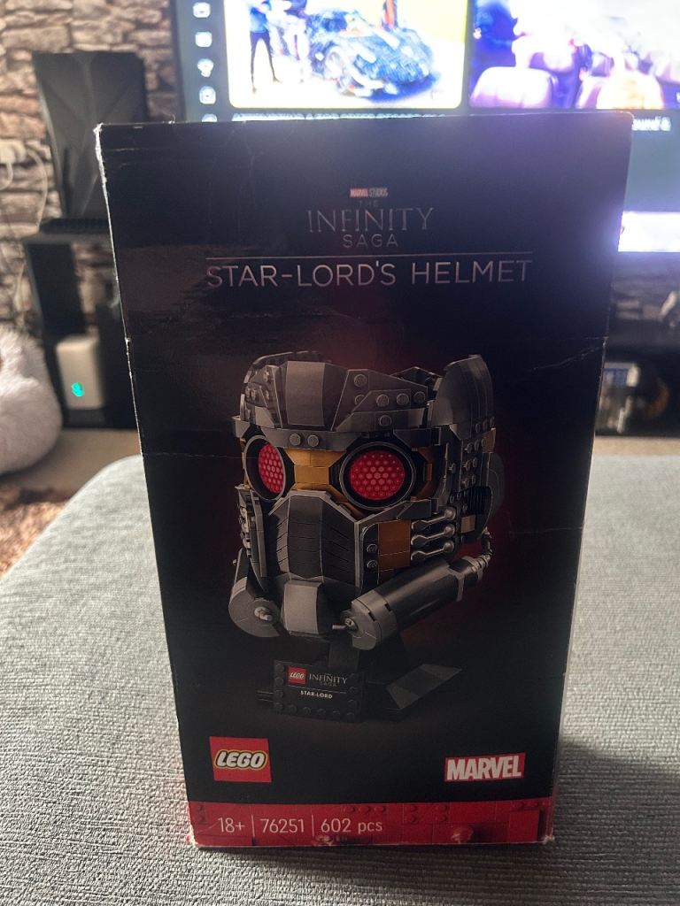 Lego Star-Lord’s Helmet.