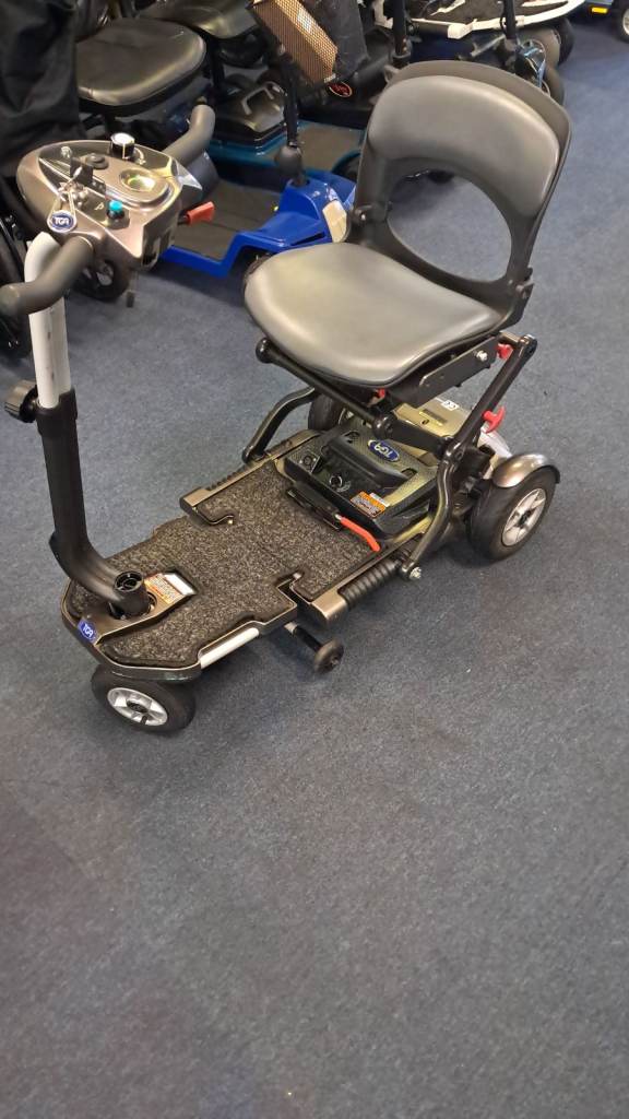 TGA MINIMO Mobility Scooter - White & Bronze, 4mph, Travel Ready