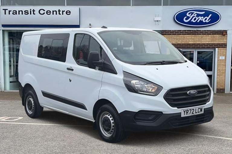 2023 Ford Transit Custom 2.0 EcoBlue 105ps Low Roof D/Cab Leader Van PANEL VAN DIESEL Manual