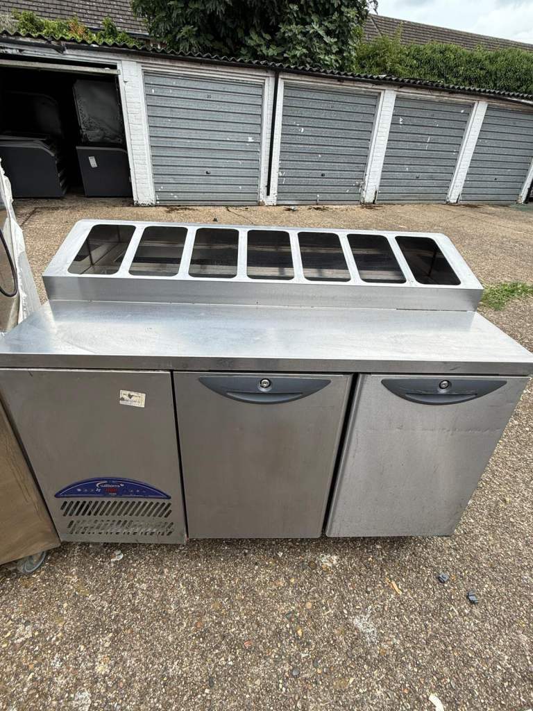 Commercial pizza fridge cafe shop restaurant takeaway cafe shop 