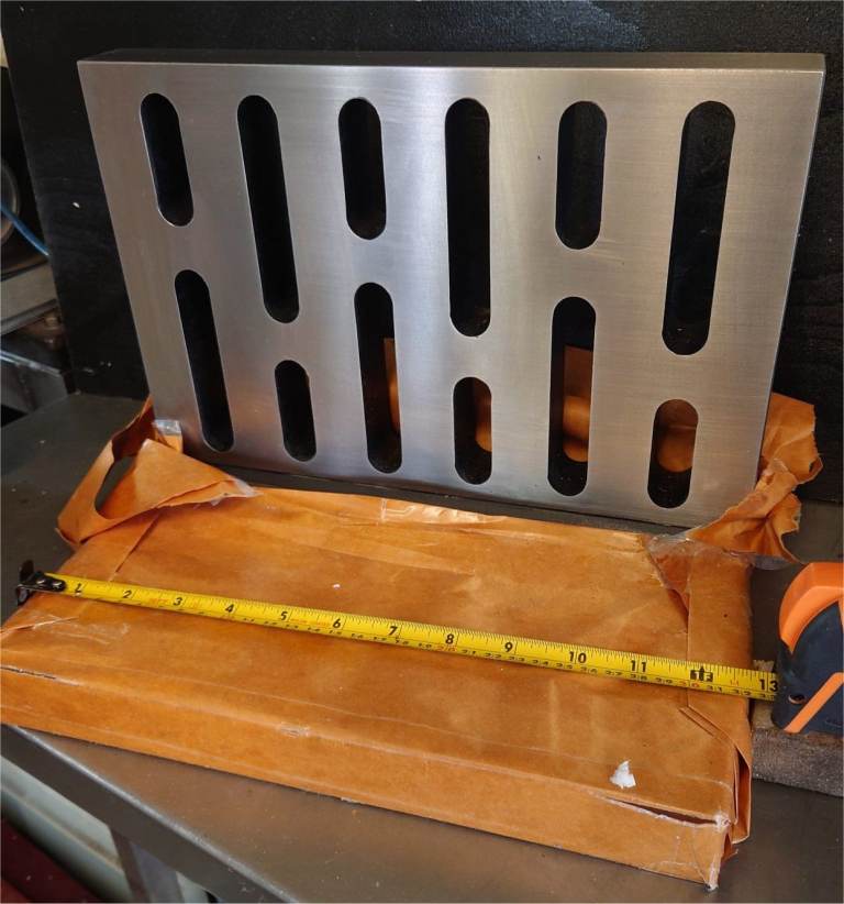 As New Oxford Grade B, Open End Slotted Angle Plate, 12.5" x 10" x 8" x 1.5 Thick CNC