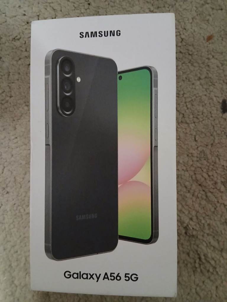 Samsung Galaxy A56 5G – Brand New, Black, Unused