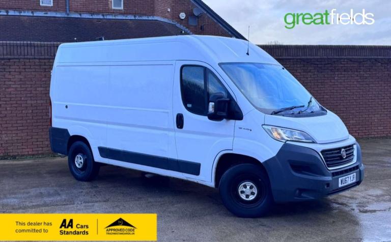 2017 Fiat Ducato 2.0 Multijet High Roof Van 115 PANEL VAN DIESEL Manual