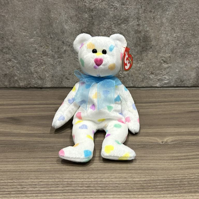 Ty Beanie Baby - Kissme the Bear - MWMT - Valentine’s Day - P.E.