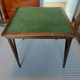 Antique cards table