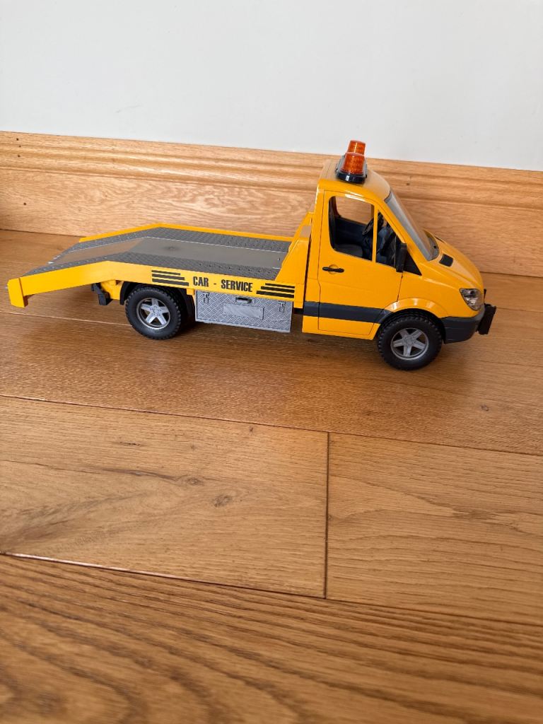 Yellow Toy Recovery Truck - Good Condition