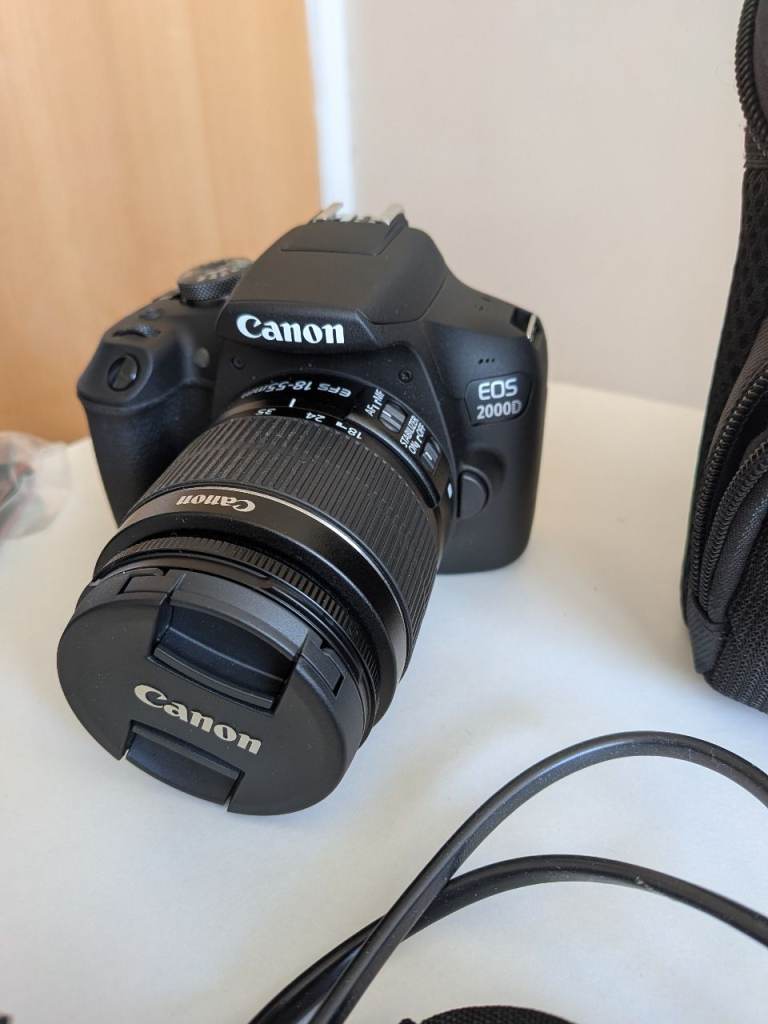 Canon EOS 2000D DSLR Camera Kit – Good Condition