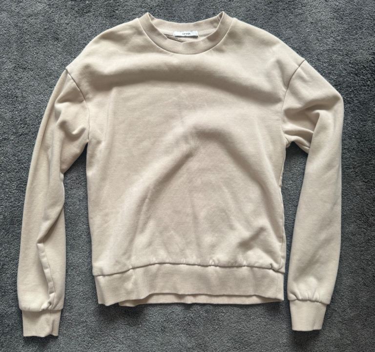 MANGO Beige Sweatshirt - Good Condition